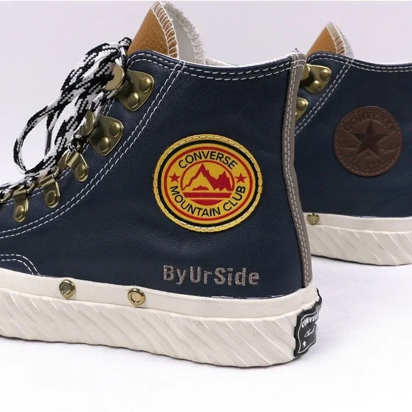 All Star Converse Mountain Club Leather Hi Top Shoes Men's 4.5 Womens 6.5 Taylor